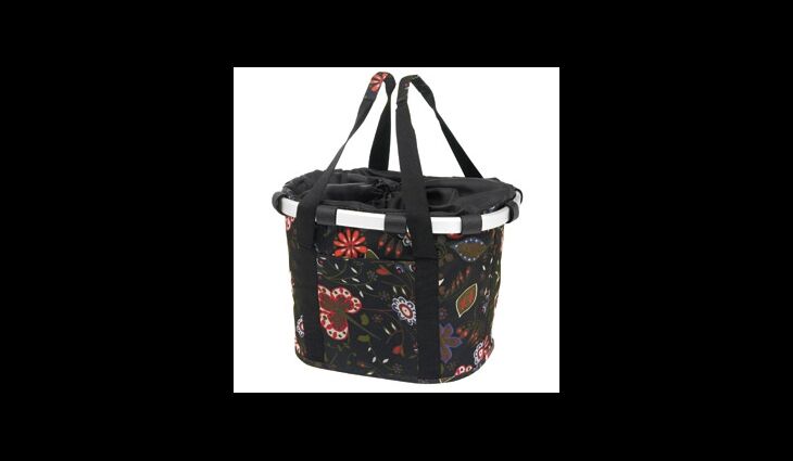 Klickfix BIKEBASKET FOLKLORE SCHWARZ