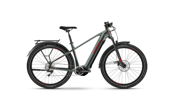 Haibike Trekking 5 | Low M/45 | olive/red | 750Wh | 23