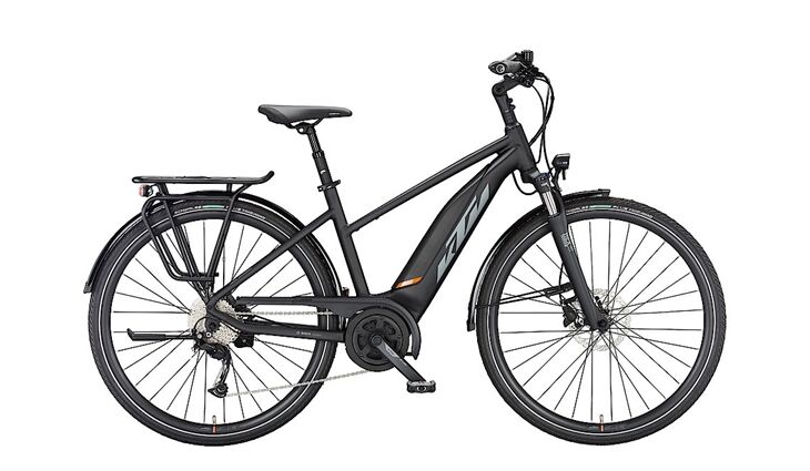 KTM Macina Fun A510 D 56 black matt (grey+orange) 23