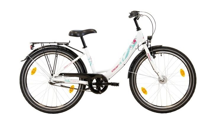 BBF Outrider 24" 3-Gang Wave Weiß Nabendynamo