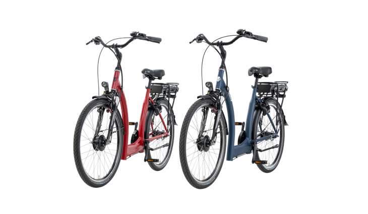 Pfau Tec Zweirad Fena FM Ansmann 504Wh Azzurro blau matt