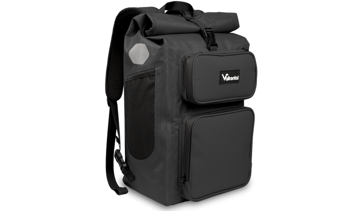 Valkental UrbanX 2in1 Fahrradtasche + Rucksack schwarz refle