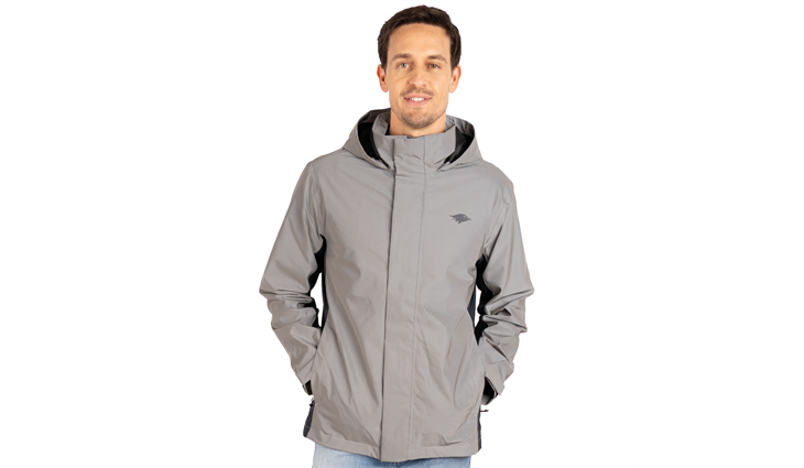 Valkental Rain Jacket reflektierend grau XL Herren